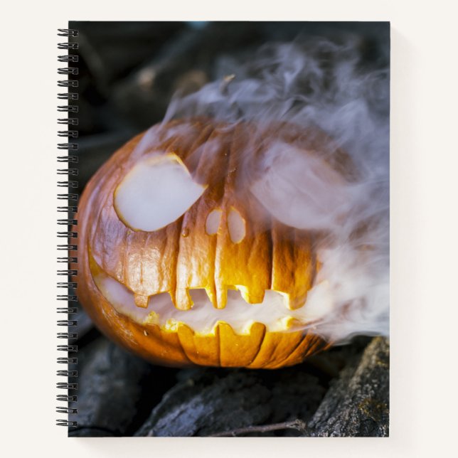 Carnet Jack-o-lanterne éffrayant (Devant)