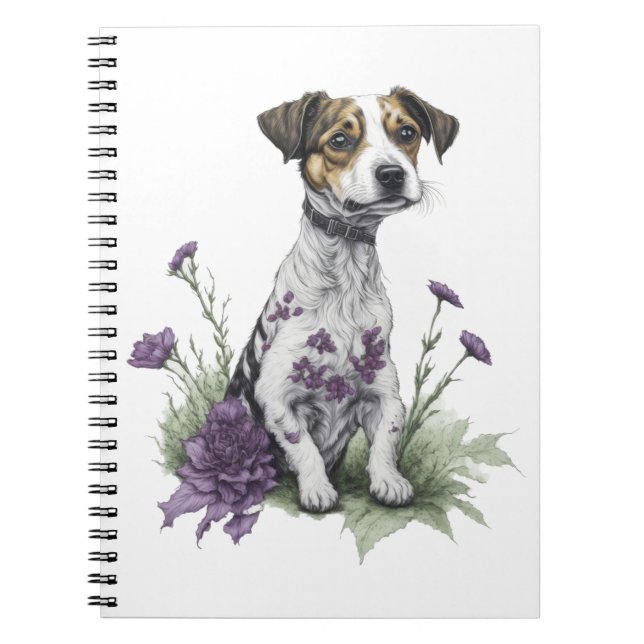 Carnet Jack Russell Chien (Devant)