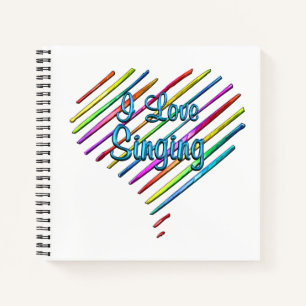 Carnet J'adore chanter