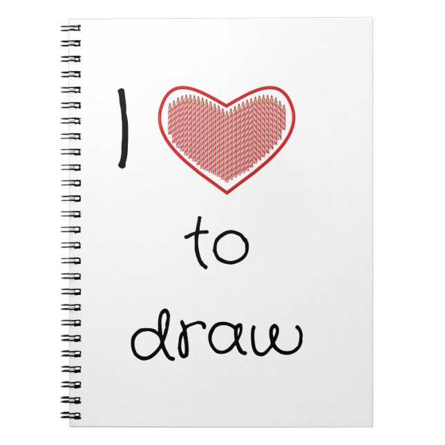 Carnet J'adore dessiner (Devant)