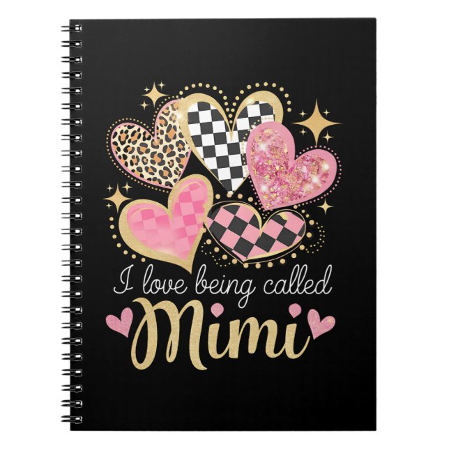 Carnet J'adore être appelée Mimi Grand-mère Maman pour la (Devant)