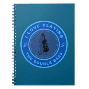 Carnet J'adore jouer la Double Basse