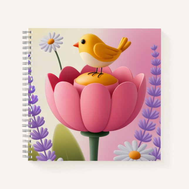 Carnet J'adore la nature  (Devant)