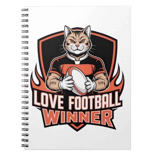 Carnet J'adore le football  (Devant)