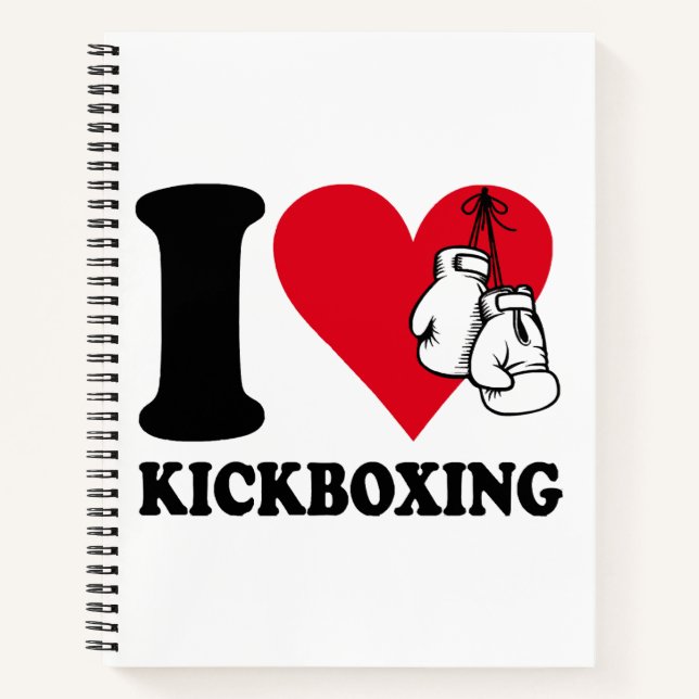 Carnet J'adore le kickboxing (Devant)