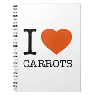 CARNET J'ADORE LES CARROTES