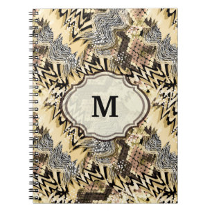 Carnet Jaguar peau, serpents