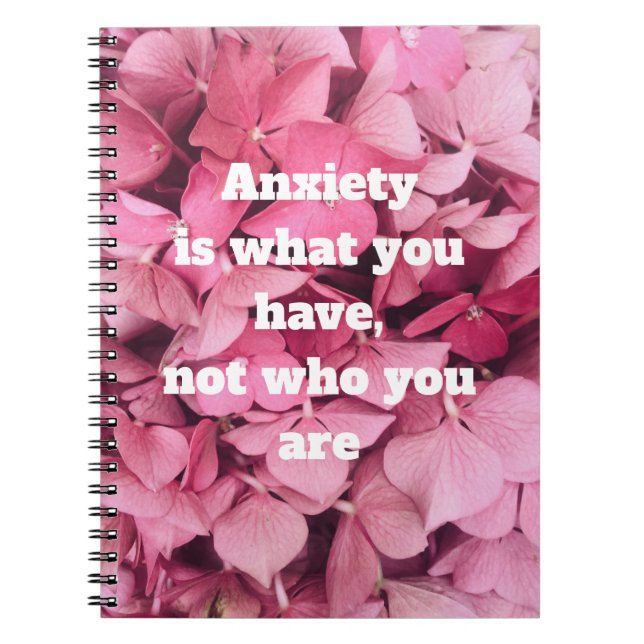 Carnet J'ai de l'anxiété (Devant)