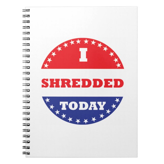 Carnet J'ai déchiré aujourd'hui (Devant)