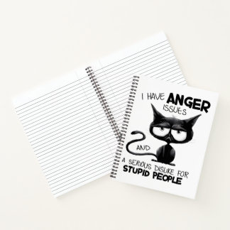 Carnet J'ai des problèmes de colère Cadeau drôle pour ama