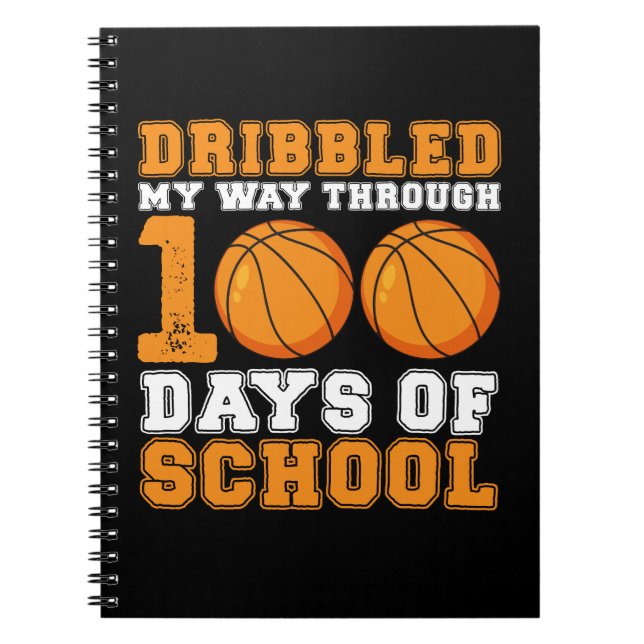Carnet J'ai dribblé mon chemin à travers 100 jours de bas (Devant)