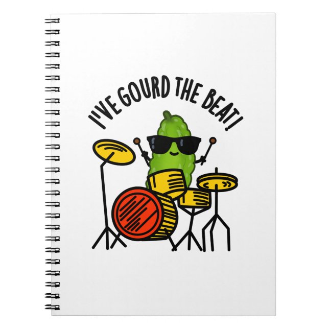 Carnet J'ai Écrasé Le Rythme Drummer Drôle Pun  (Devant)