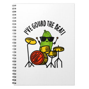 Carnet J'Ai Gourd The Beat Funny Drummer Pun