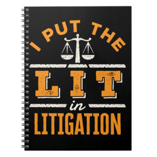 Carnet J'ai mis la lumière dans le litige Drôle avocat av