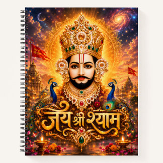 Carnet Jai Shri Khatu Shyam Ji Œuvre d'art dévotionnelle