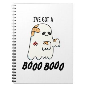Carnet J'ai un bobo Drôle de jeu de mots d'Halloween avec