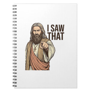 Carnet J'ai vu ce pointage religieux vintage gravure Sh