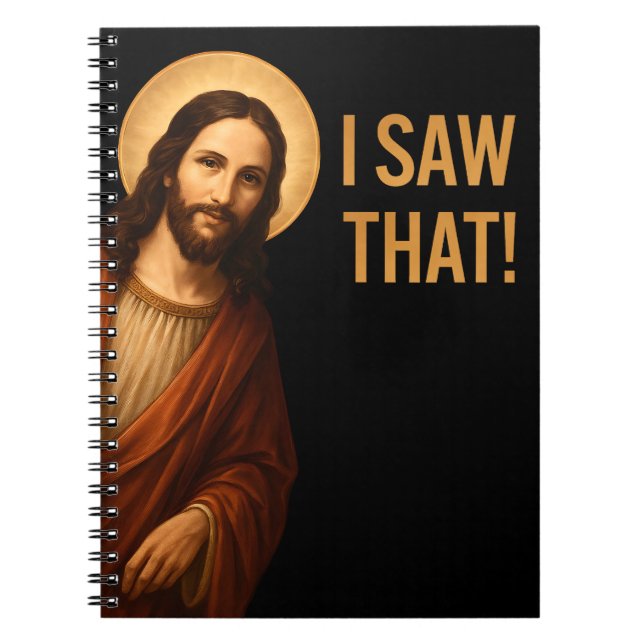 Carnet J'Ai Vu Que Jésus Drôle Citation Chrétienne (Devant)