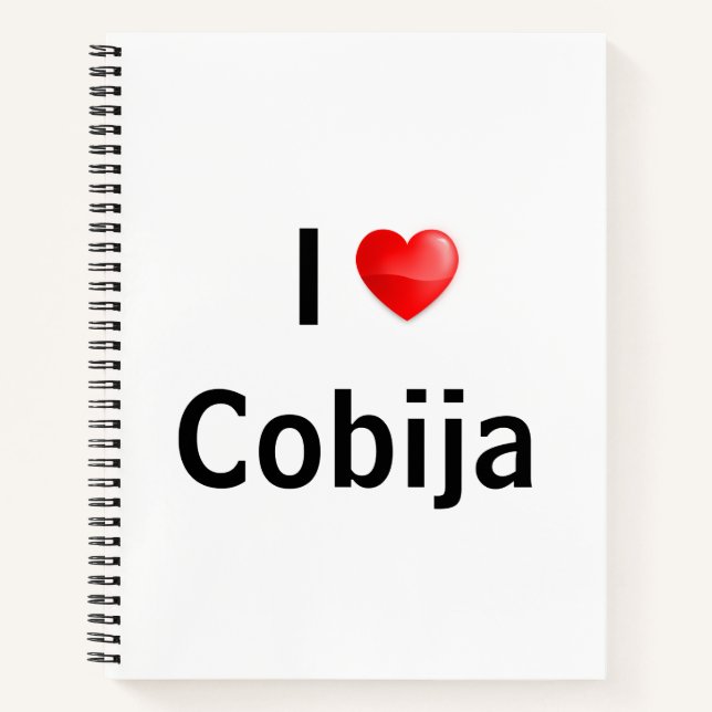 Carnet J'aime Cobija (Devant)