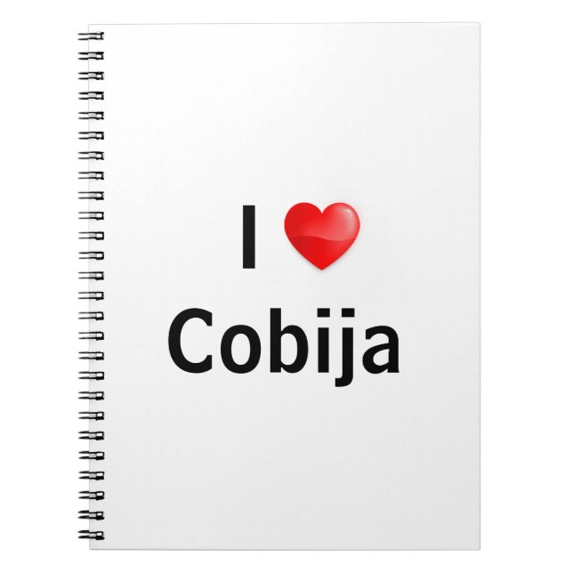 Carnet J'aime Cobija (Devant)