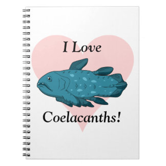 Carnet J'aime Coelacanths !