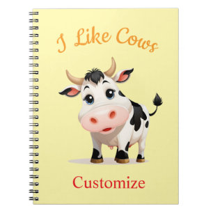Carnet J'Aime Cows Art Thunder_Cove