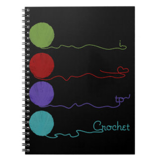 Carnet J'aime faire du crochet