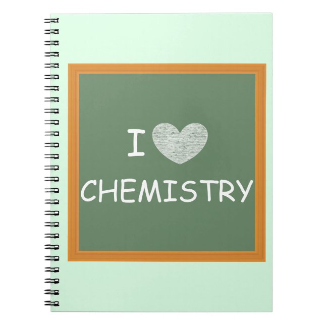 Carnet J'aime la chimie (Devant)
