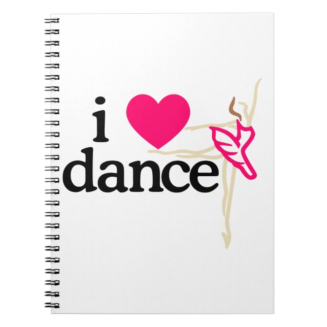 Carnet J'aime la DANSE (Devant)