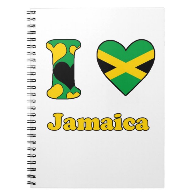 Carnet J'aime la Jamaïque (Devant)