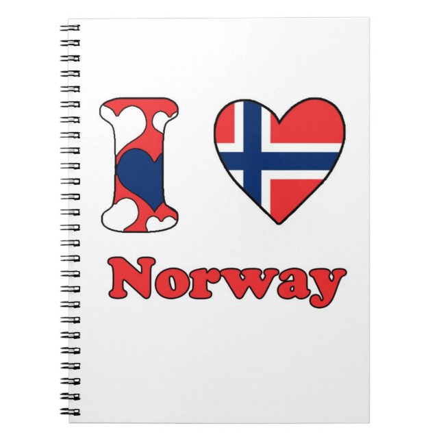 Carnet J'aime la Norvège (Devant)