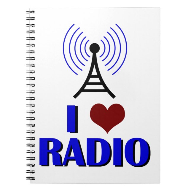 Carnet J'aime la radio (Devant)