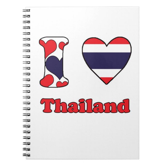 Carnet J'aime la Thaïlande (Devant)