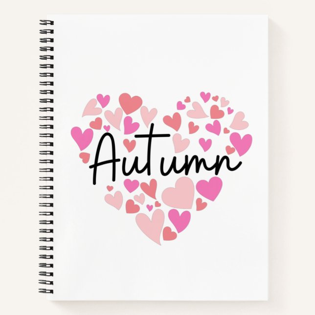 Carnet J'aime l'automne (Devant)