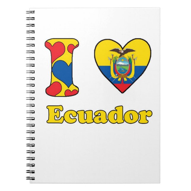 Carnet J'aime l'Equateur (Devant)