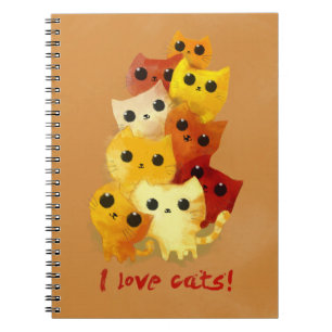 Carnet J'aime les chats