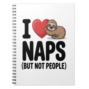 Carnet J'Aime Les Naps Mignonnes Soins