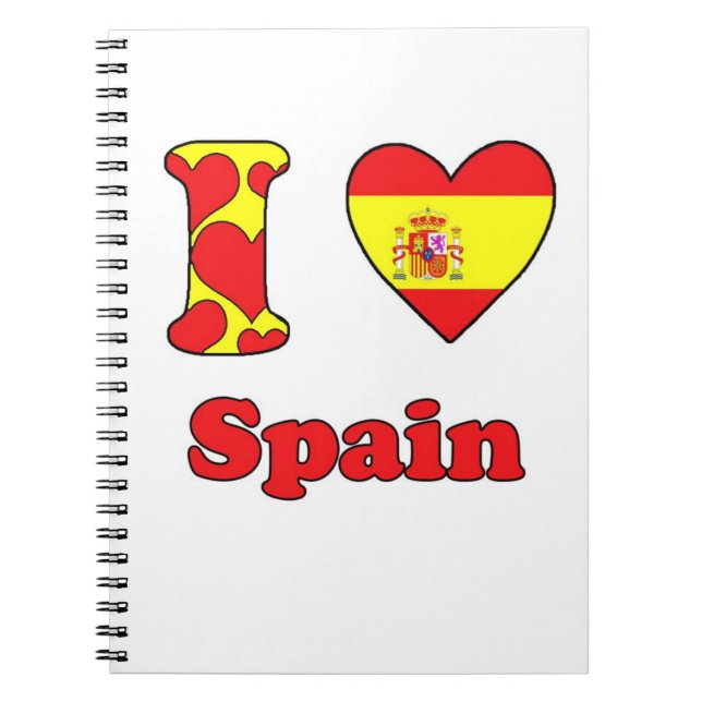Carnet J'aime l'Espagne (Devant)
