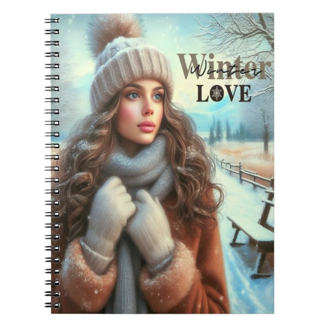 Carnet J'aime l'hiver (Devant)