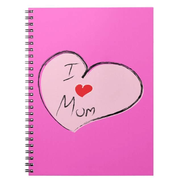 Carnet J'aime maman (Devant)