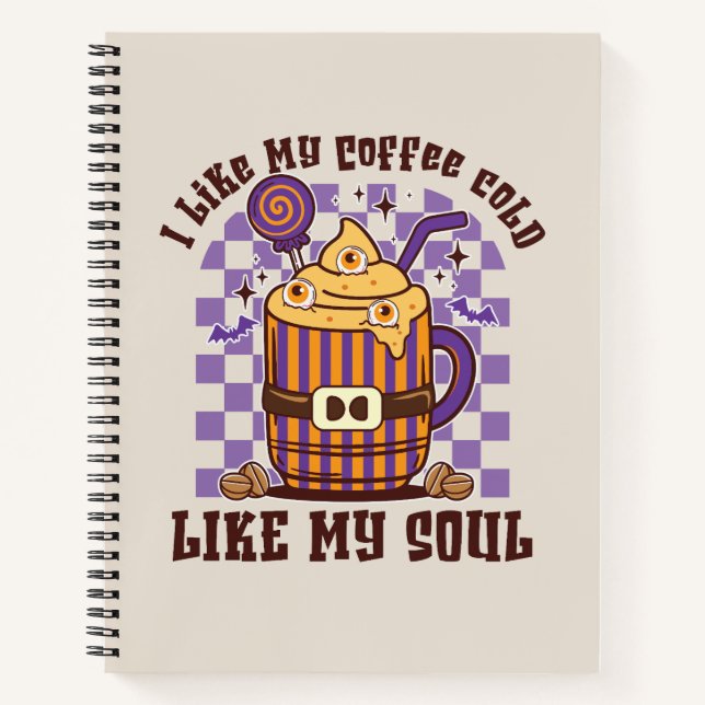 Carnet J'Aime Mon Café Froid (Devant)