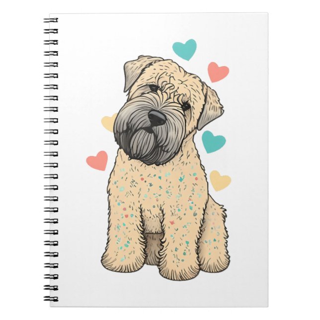 Carnet J'Aime Mon Coeur De Chien Faisant Du Terrier Doux (Devant)