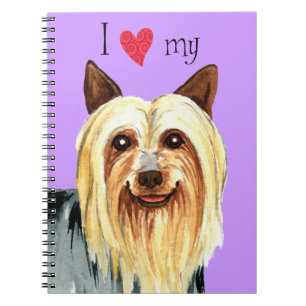 Carnet J'aime mon Silky Terrier