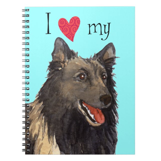 Carnet J'aime mon Tervuren belge (Devant)