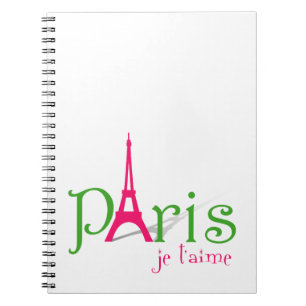 Carnet J'aime Paris