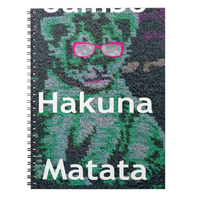 Carnet Jambo lionceau hakuna matata (Devant)