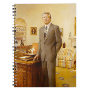 Carnet James Earl Carter peint le portrait du président a