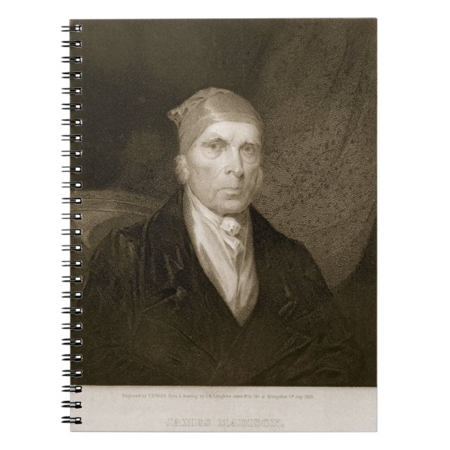 Carnet James Madison a vieilli 82, gravé par Thomas B. (Devant)