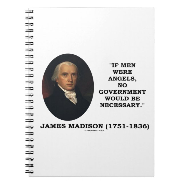 Carnet James Madison Si les hommes étaient des anges Pas  (Devant)