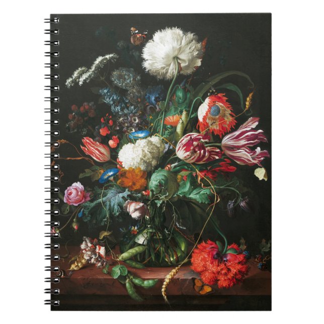 Carnet Jan Davidsz de Heem, Vase des fleurs, 1660 (Devant)